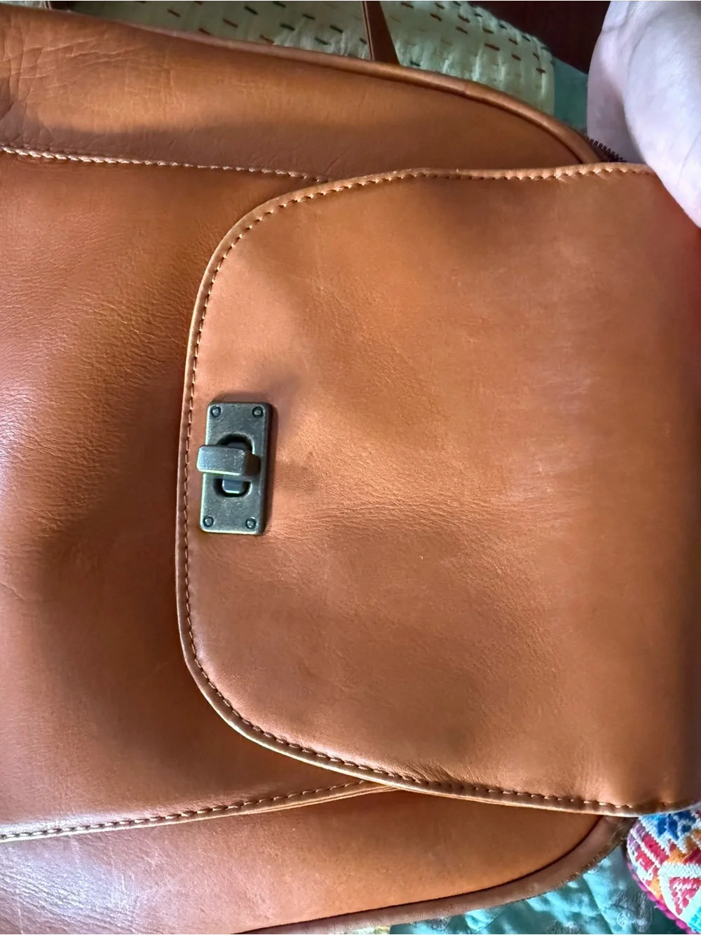 Classic Leather Backpack in Rust Orange — Minimal Everyday Carry